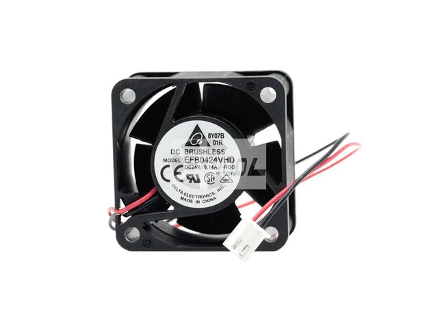 40mm 24V fan, 0.09A, 4CM server cooling fan, dual ball, suitable for EFB0424VHD, applicable to industrial and telecommunications applications.