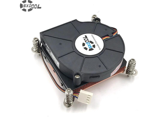 1156 1155 1151 1150 1U All-Copper Active Server Cooler