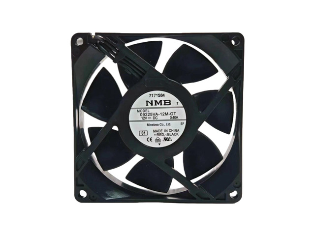 Suitable for 09225VA-12M-GT DC 12V 0.30A 92x92x25mm ball bearing cooling fan 4000RPM 68CFM inverter industrial fan