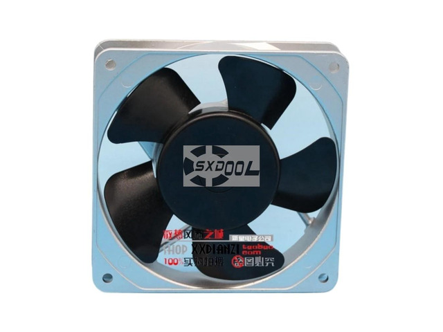 CU52B3 120mm 200-240V AC Industrial Cooling Fan, Power 13W, Speed 2500-3200RPM, Airflow 3.88-4.55m³/min, Noise 35-44dB-A