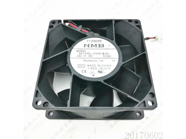 3615RL-05W-B30 is a cooling fan for the 9038 24V 0.53A 9cm converter.