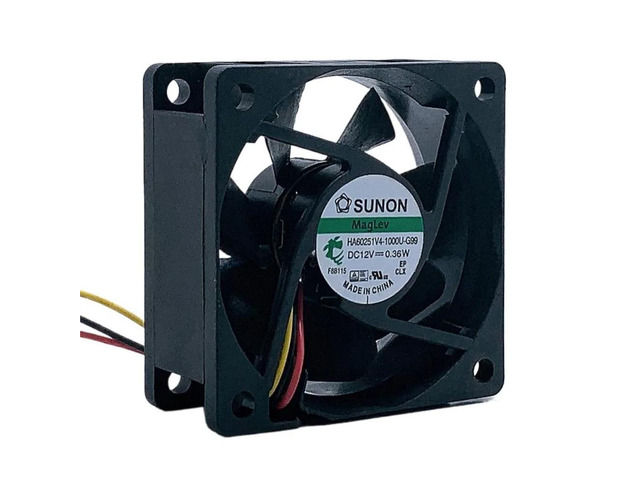 Two HA60251V4-1000U-G99 60mm 6025 60X60X25mm 12V 0.36W magnetic levitation low-power silent low-noise cooling fans.