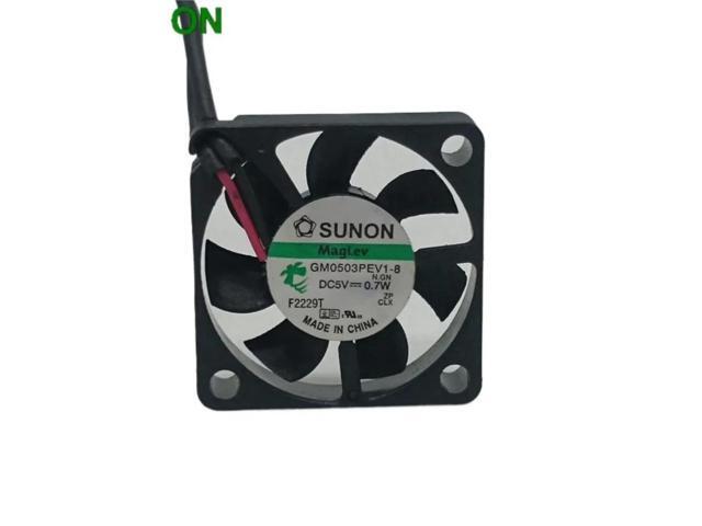 Suitable for GM0503PEV1-8 ultra-thin 6mm thick 3006mm DC brushless cooling fan (5V 0.7W).