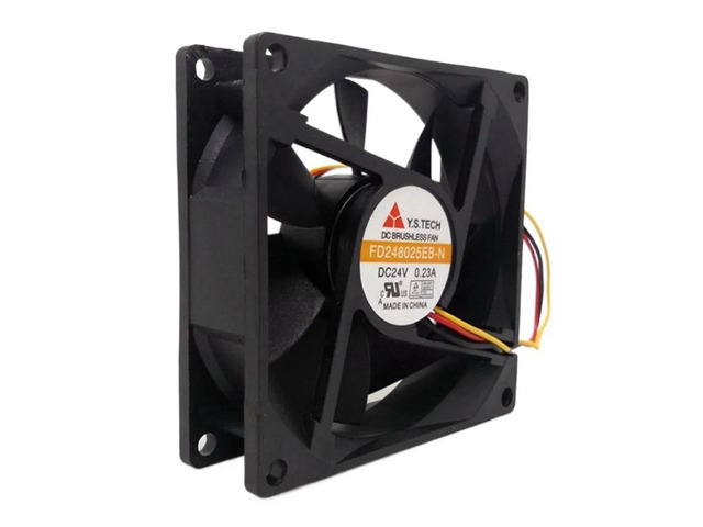 FD248025EB-N 80mm 8025 DC 24V Dual-ball speed sensor silent fan 8cm converter heatsink fan