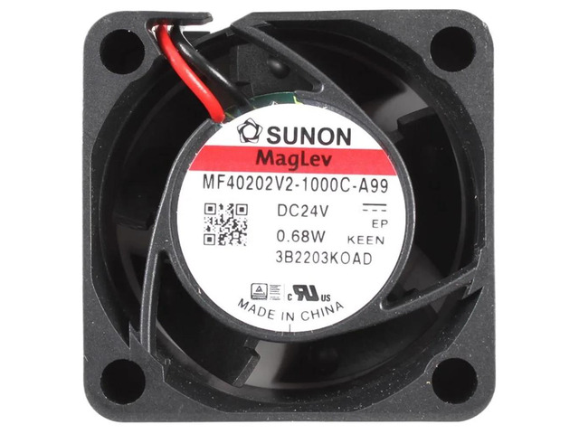 MF40202V2-1000C-A99 Fan, 40mm x 4cm (40x40x20mm), DC 24V, Silent Cooling Fan
