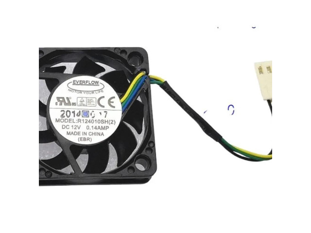 4cm/40mm PWM Fan R124010sh (2) 12V 0.14A 4-Wire Pulse Speed Control CPU Cooler for 4010