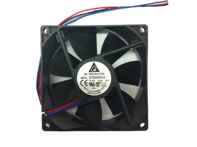90mm 24V DC brushless cooling fan (92*92*25mm, 9025mm) suitable for AFB0924HH.