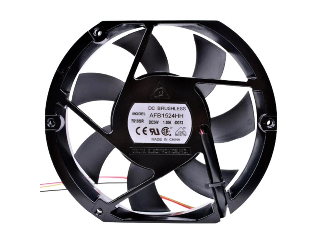 Suitable for AFB1524HH 172x150x25mm 24V 1.30A Dual Ball Bearing DC Cooling Fan 4100RPM 290CFM Industrial Inverter Cabinet (ABB Connector)