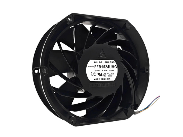 FFB1524UHG 24V 4.8A cooling fan, suitable for ACS880 inverter - R6 high-speed blower, 172x150x51mm metal axial fan.