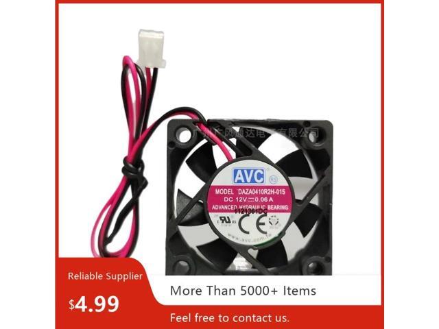 Suitable for DAZA0410R2H-015 4010 hard drive chassis cooling fan (12V 0.06A 4700RPM, 40x40x10mm).