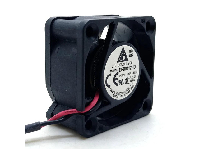 40mm fan, 4cm 4020 12V dual ball bearing EFB0412HD 1U server northbridge and southbridge cooling fan.