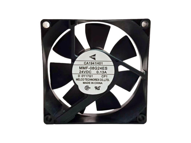 MMF-08G24ES-CP1 80x80x25mm DC24V Cooling Fan 0.13A 8025, suitable for VFD drives - quiet and reliable.