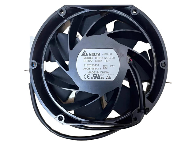Suitable for THB1512EG-00 12V 6A turbine blower - 172x150x51mm, high-speed centrifugal fan, double ball bearing.
