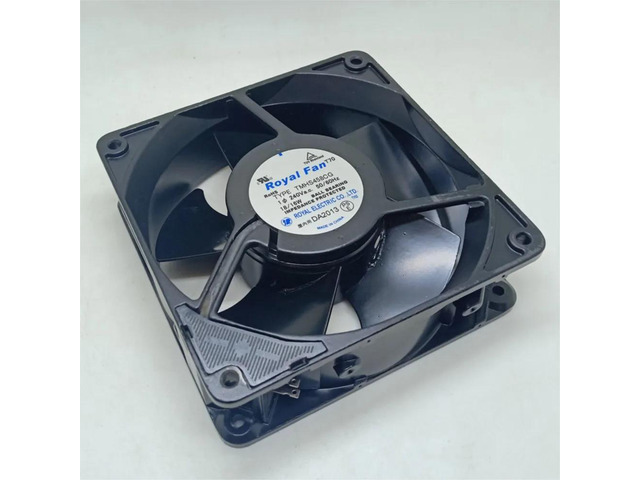TMHS458CG All-metal 120mm AC chassis fan for 230V high-temperature industrial converters