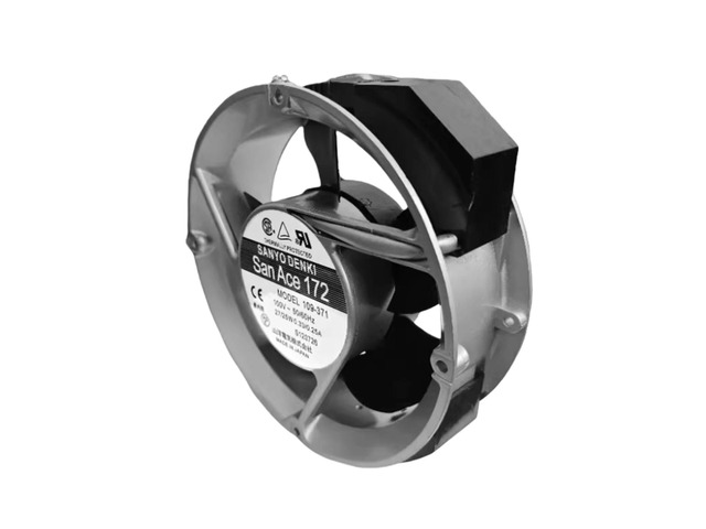 Suitable for 109-371 AC100V 27/25W 172x150x51mm aluminum frame cooling fan, dual ball bearing, industrial exhaust fan.