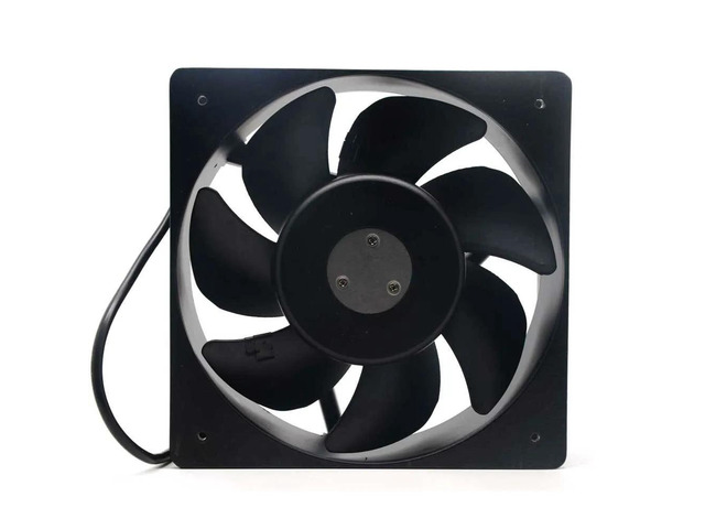 208mm AC fan for KA2072HA2, 20.8cm, 220V/240V, dual ball bearing, high-temperature axial cooling.