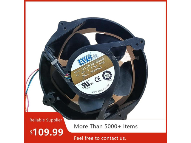 Suitable for DYTA2070B8S 200x200x70mm DC 48V 5.16A metal frame PWM high-power industrial fan