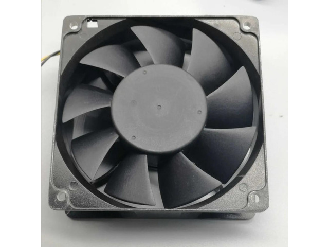 The AD1248HB-F92GP is a 48V 0.52A 12038 12CM metal frame cooling fan suitable for industrial machinery and servers.