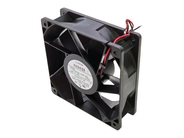 Suitable for 12038VA-24R-GA 120x120x38mm DC24V high-speed, powerful 244CFM waterproof cooling fan, suitable for VFD servo drives.