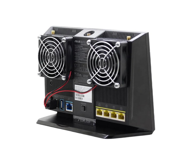 USB cooling fan (70x70x15mm) for Tenda AC15 routers (RT-AC68U, AC86U, EX6200, etc.)
