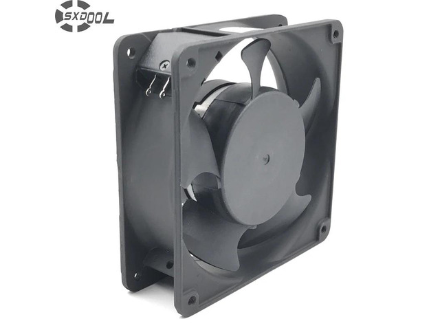 SJ1238HA2 120mm 12038 120*120*38 mm 220-240V AC 0.13A Axial Flow Industrial Cooling Fan 220V Metal Frame