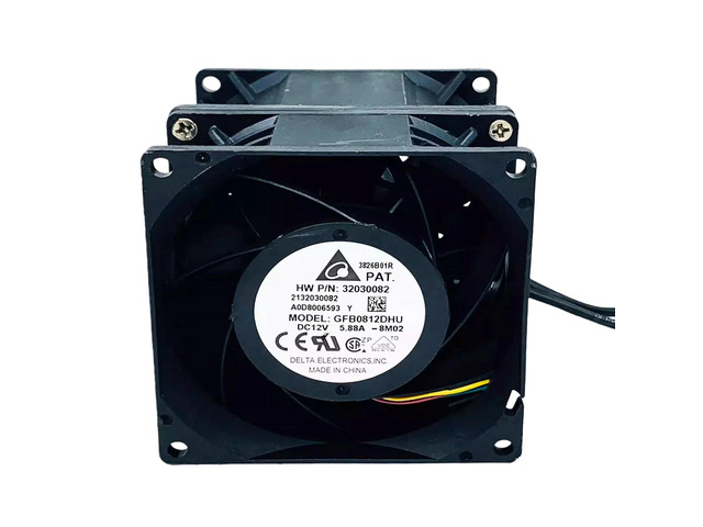 Suitable for GFB0812DHU 80mm 12V 5.88A high-speed dual ball bearing turbine blower 8090 PWM industrial cooling fan.