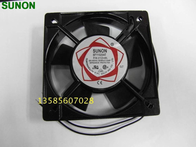 Suitable for fan SF11025AT P/N 2112HBL 11CM 110*110*25MM 11*11 11025 220V ball bearing