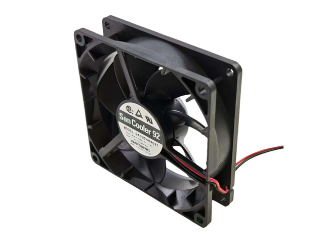 Suitable for 9A0924H4021 92x92x25mm 24V 0.1A cooling fan, airflow 51.2CFM, speed 3150RPM, suitable for inverters, power supplies, audio amplifiers,...