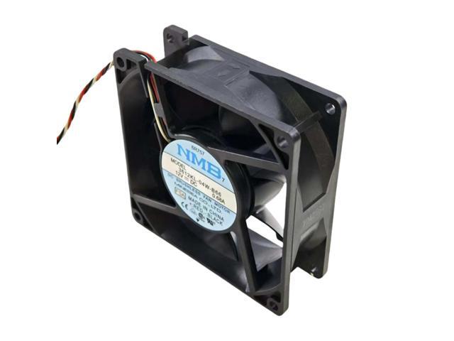 Suitable for 3612KL-04W-B66 9032 fans, dimensions 92x92x32mm, DC12V, with thermistor, automatic speed control, speed 3800RPM, airflow 69.9CFM, dual.