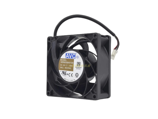 DBPM0938B4MYH08 24V DC 1.80A Industrial Fan 90×90×38mm IP68 Waterproof and Heat Dissipation Dual Ball Bearings