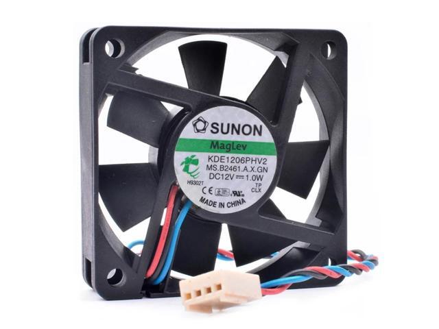 Original KDE1206PHV2 6cm 6015 60x60x15mm 60mm fan 12V 1.0W chassis charger magnetic suspension cooling fan