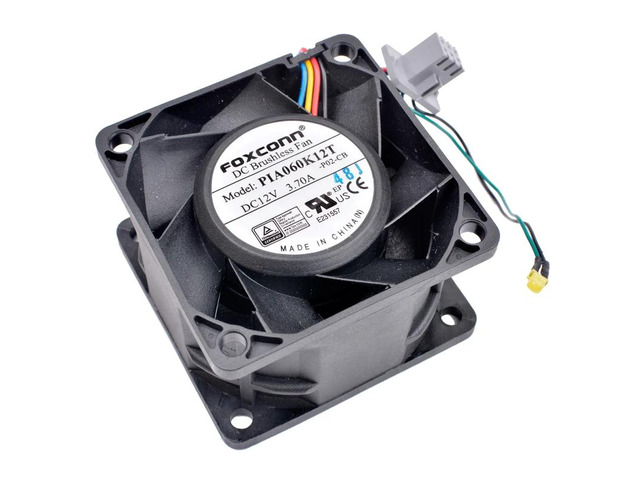 PIA060K12T 6cm 60mm fan 60x60x38mm DC12V 3.70A super large air volume cooling fan for server chassis or retrofit
