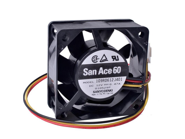 109R0612J401 60mm fan 6025 60x60x25mm 12V 0.47A Double ball bearing large air volume cooling fan