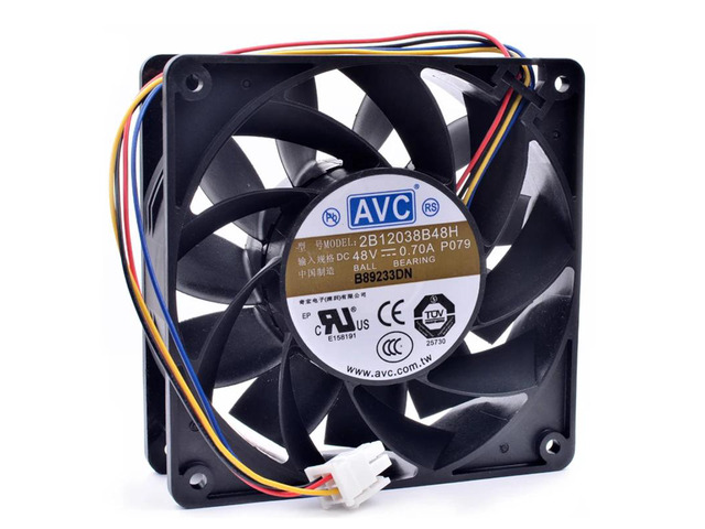 2B12038B48H 12038 12cm 120mm fan 48V 0.70A 4 line server large air volume coolin