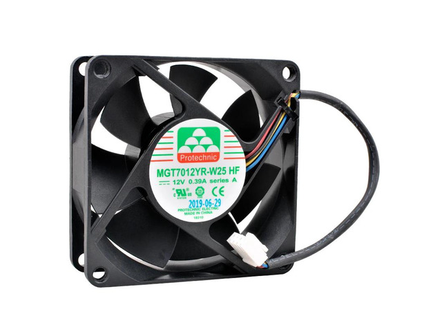 MGT7012YR-W25 HF 7cm 70mm fan 70x70x25mm DC12V 0.39A 4 lines 4pin cooling fan for server chassis power supply