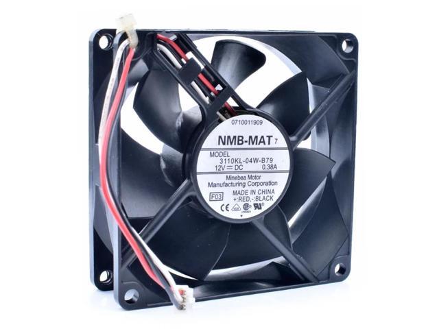 3110KL-04W-B79 8cm 8025 80mm Fan (80x80x25mm) 12V 0.38A Inverter Power Supply Cooling Fan