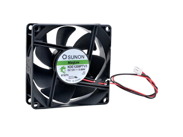 KDE1208PTV3 8cm 80mm Fan (80x80x25mm), 8025 DC12V, 0.89W, Magnetic Levitation Bearing Silent Power Supply Cooling Fan