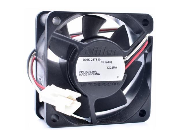 D06K-24TS10 6cm 6025 60x60x25mm 60mm Fan 24V 0.10A Silent Inverter Cooling Fan