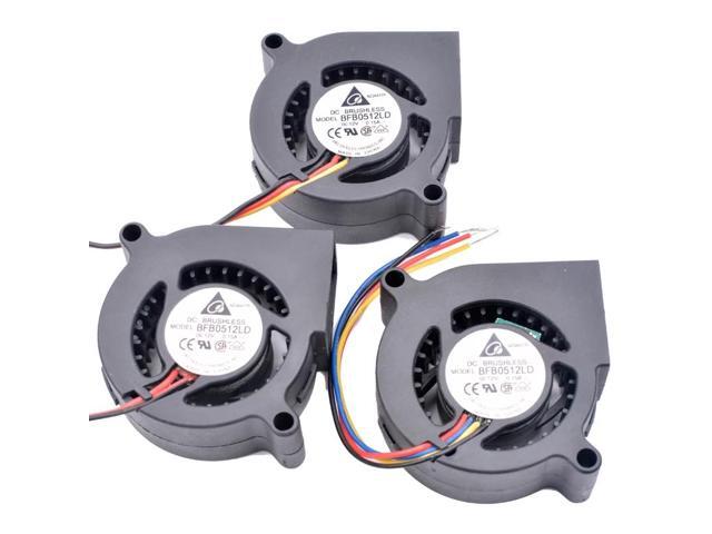 BFB0512LD 5cm 5020 50x50x20mm 12V 0.15A 2-wire PWM Projector Turbine Blower Cooling Fan