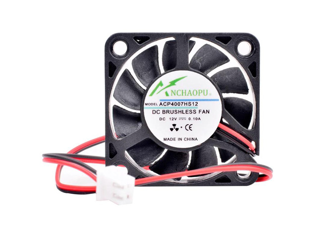 ACP4007HS12 4cm 40mm 40x40x7mm DC24V 0.10A ultra-thin cooling fan, suitable for computers, routers, mobile phones and other devices.