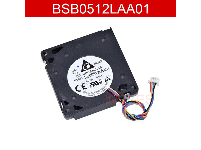 BSB0512LAA01 DC12V 0.10A 5cm 4-wire PWM Ultra-thin Side-blowing Turbine Fan for CPU Cooling