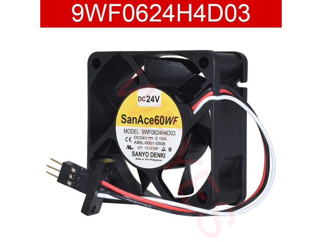 DC 24V 0.15A three-wire cooling fan suitable for 9WF0624H4D03
