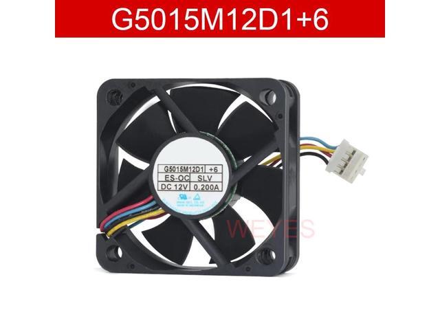 A 50mm fan for the G5015M12D1+6, 12V 0.2A, dimensions 50*50*15mm, 4-pin PWM connector, car audio cooling fan, cable length only 9.5cm.