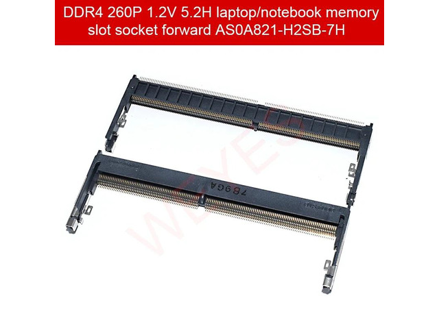 DDR4 260P 1.2V 5.2H Laptop Memory Slot Front Panel AS0A821-H2SB-7H (2PCS)