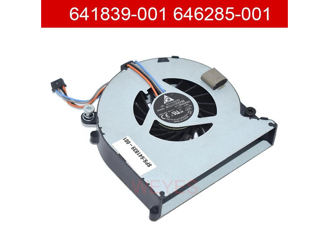Cooling fan for 4530S, 6460B, 8460P, 8470P, 4730S, 641839-001, 646285-001, 4-pin KSB0505HB BK48 V000270990 motherboards.