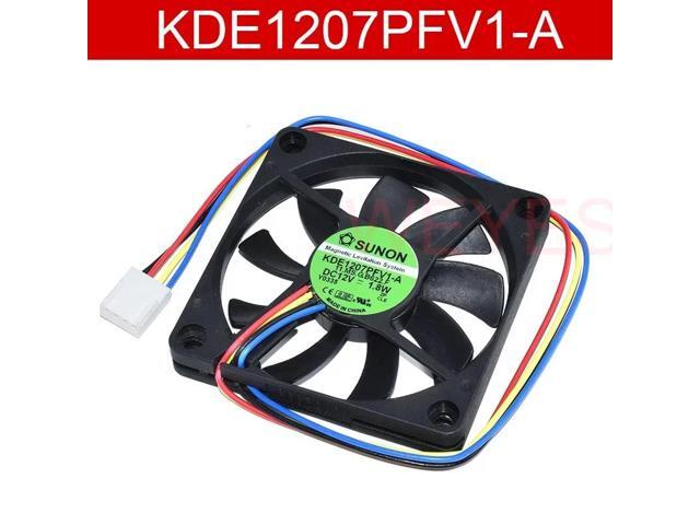 7CM Fan KDE1207PFV1-A New Type Blower Axial Flow Cooler DC 12V 1.8W 70x70x10MM 4-Pin for SUNON