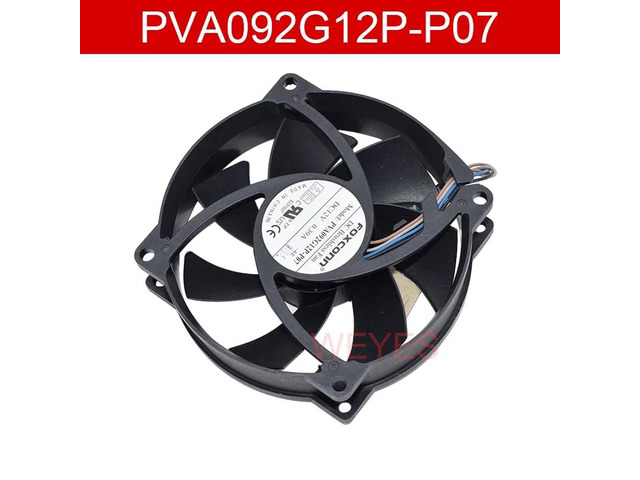PVA092G12P-P07 92MM 4-pin CPU cooler for DC 12V 0.39A, 92x92x25MM.