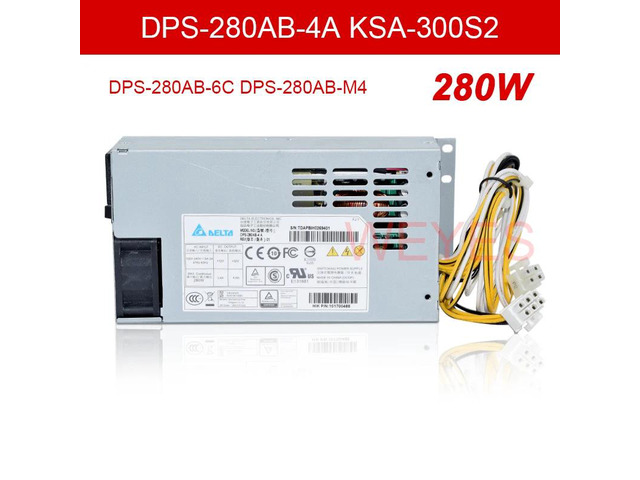 The DPS-280AB-4A KSA-300S2 power supply is suitable for CWT POE 1U 7708N 7908N 7716N 7916N 7932N 280W power supplies. Other power supplies include...