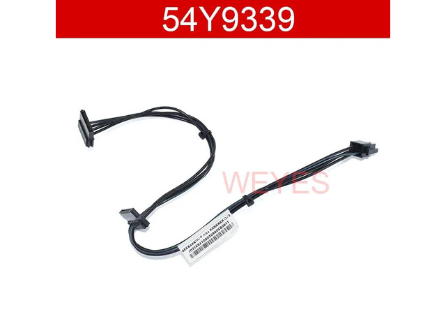 M72 M73 M92 M82 M93 PC Hard Drive/Optical Drive Dual SATA Power Cable (Model: 54Y9339)