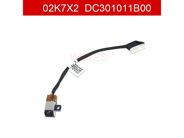 Suitable for 15 5570 5575 17 5770 5775 P35E P35E001 CAL70 02K7X2 2K7X2 DC301011B00 DC power jack cable